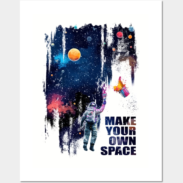 Make Your Own Space Wall Art by RicoMambo